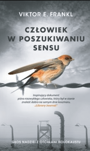 Okładka ksiażki "człowiek w poszukiwaniu sensu", wiara w siebie