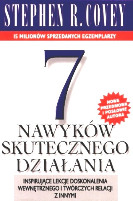 Okładka książki "7 nawyków skutecznego działania"