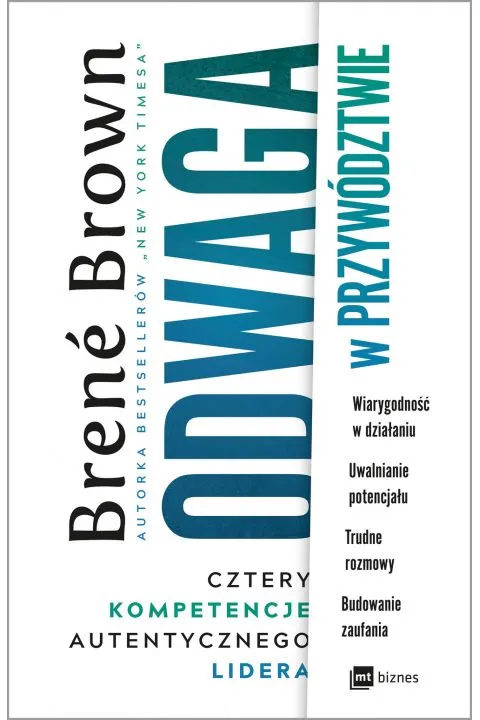 Okładka książki "Odwaga w przywództwie"